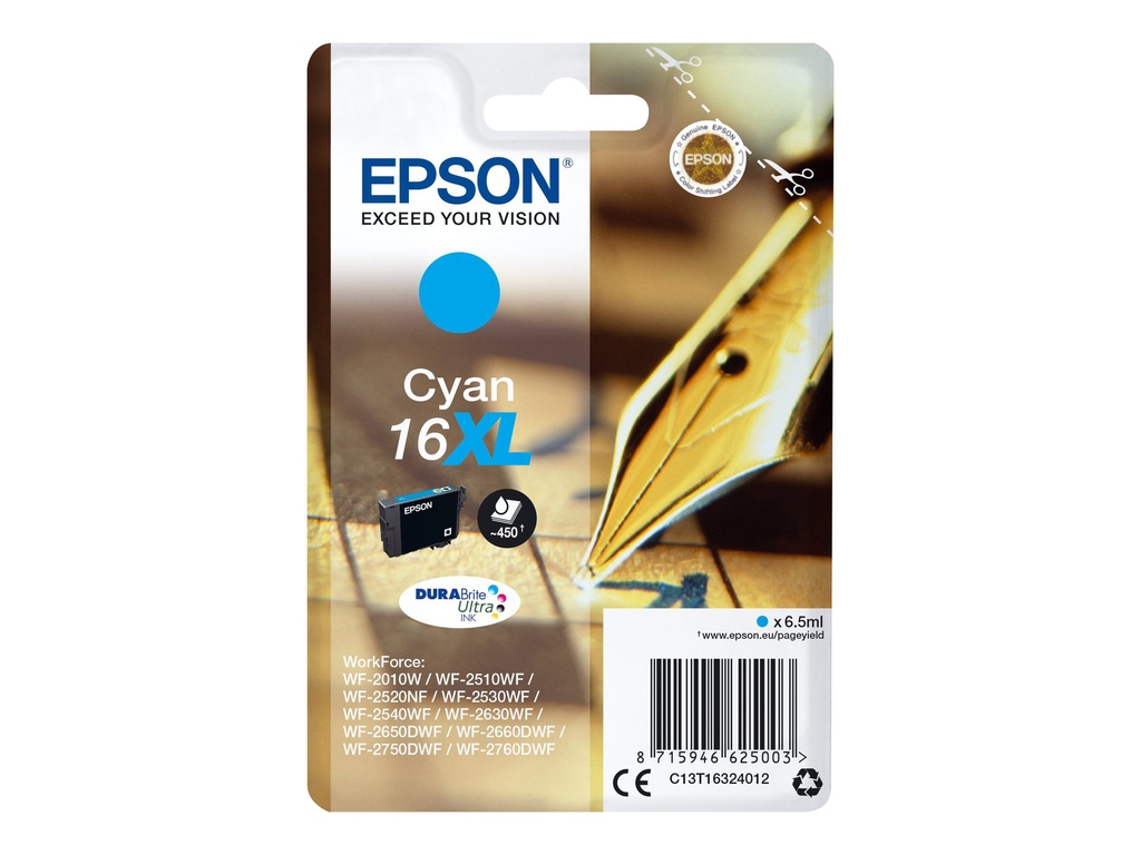 Epson 16XL - 6.5 ml - XL - cyan