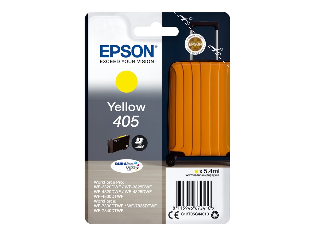 Epson 405 - 5.4 ml - jaune - original