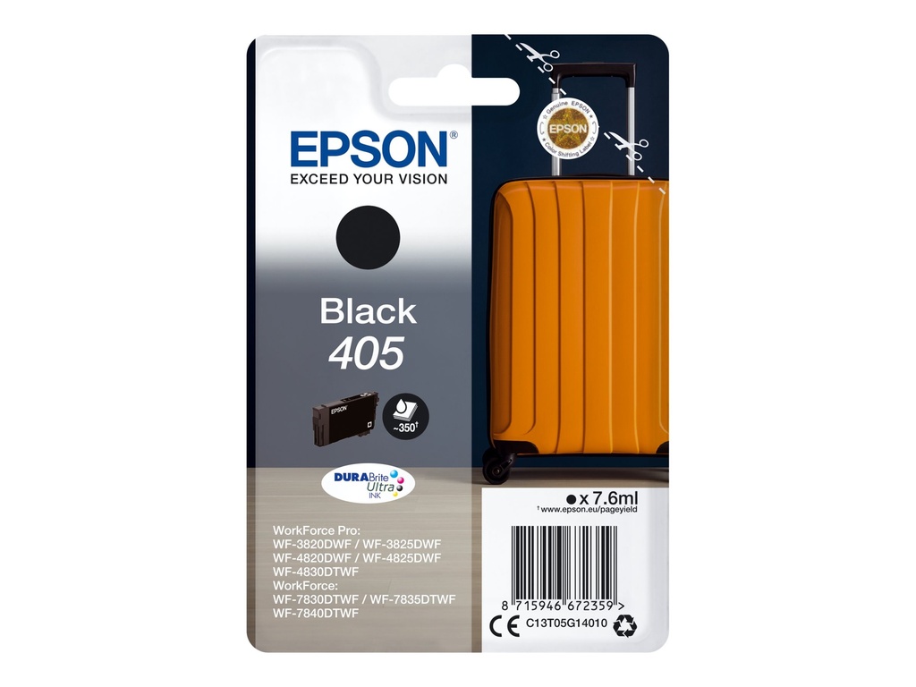Epson 405 - 7.6 ml - noir - original