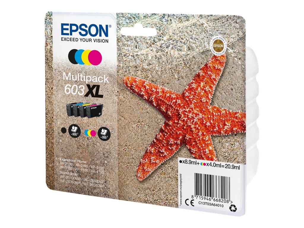 Epson 603XL Multipack - Pack de 4