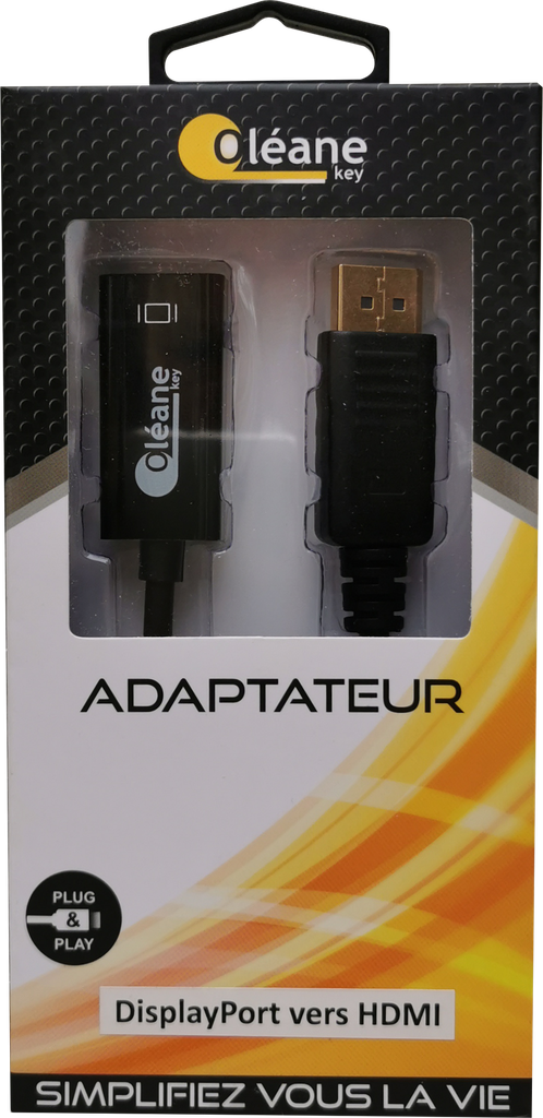 OLEANE Key ADAPTATEUR DisplayPort vers HDMI