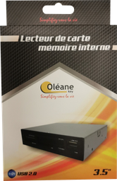 [OLLECMEM35] OLEANE Key Lecteur de carte memoire interne 3.5" USB2.0 - USB 2.0